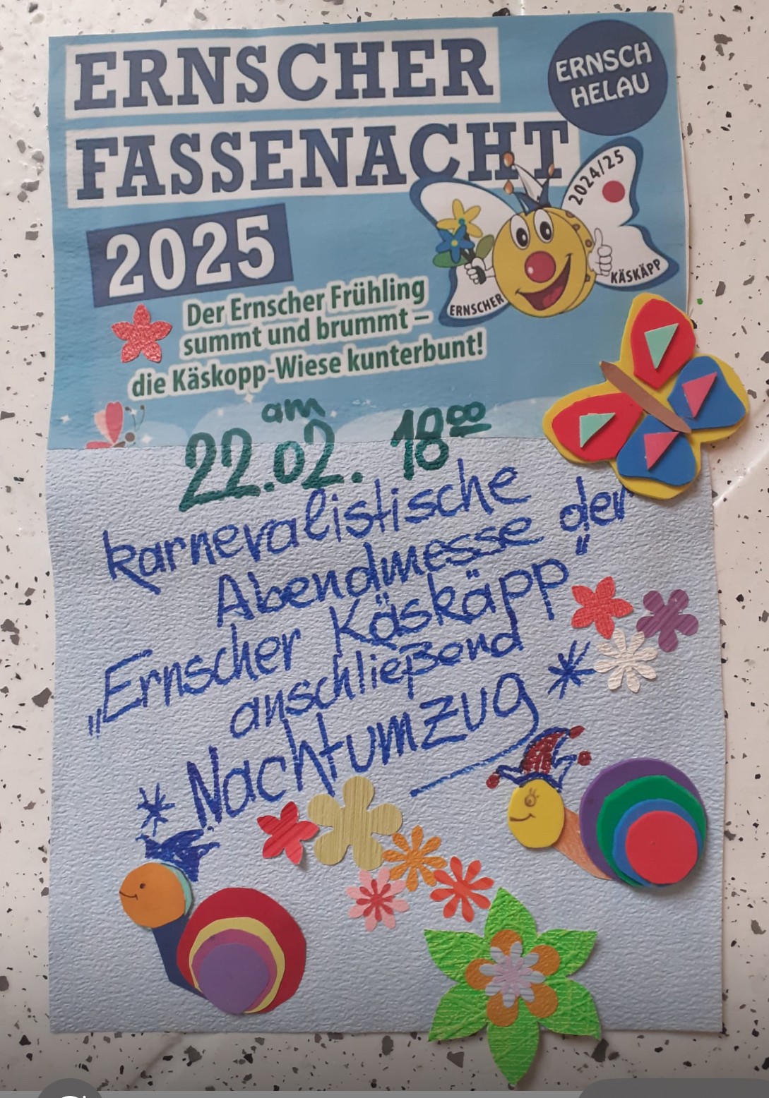 Fastnachtgottesdienst in Ernst