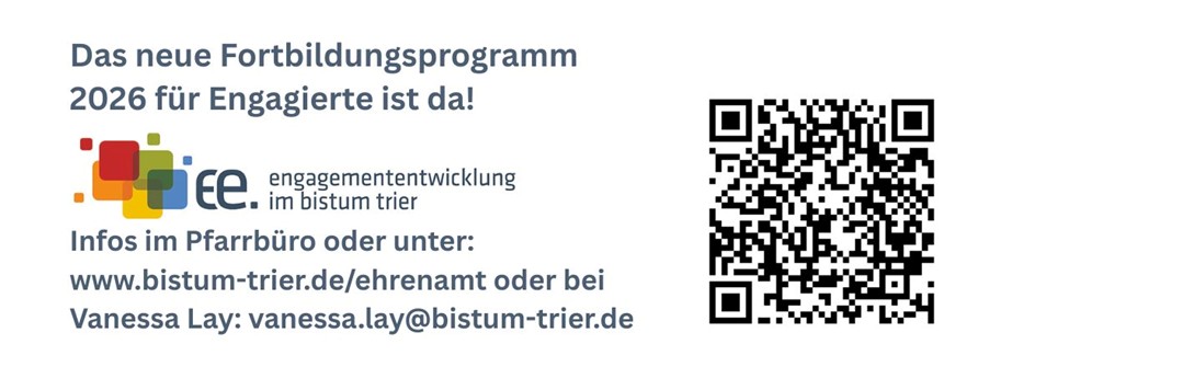 Fortbildungsprogramm Hinweis