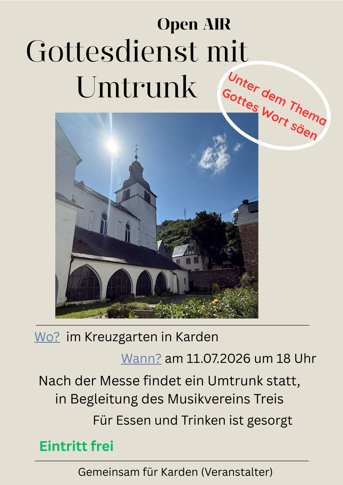 Open Air Gottesdienst Karden-1