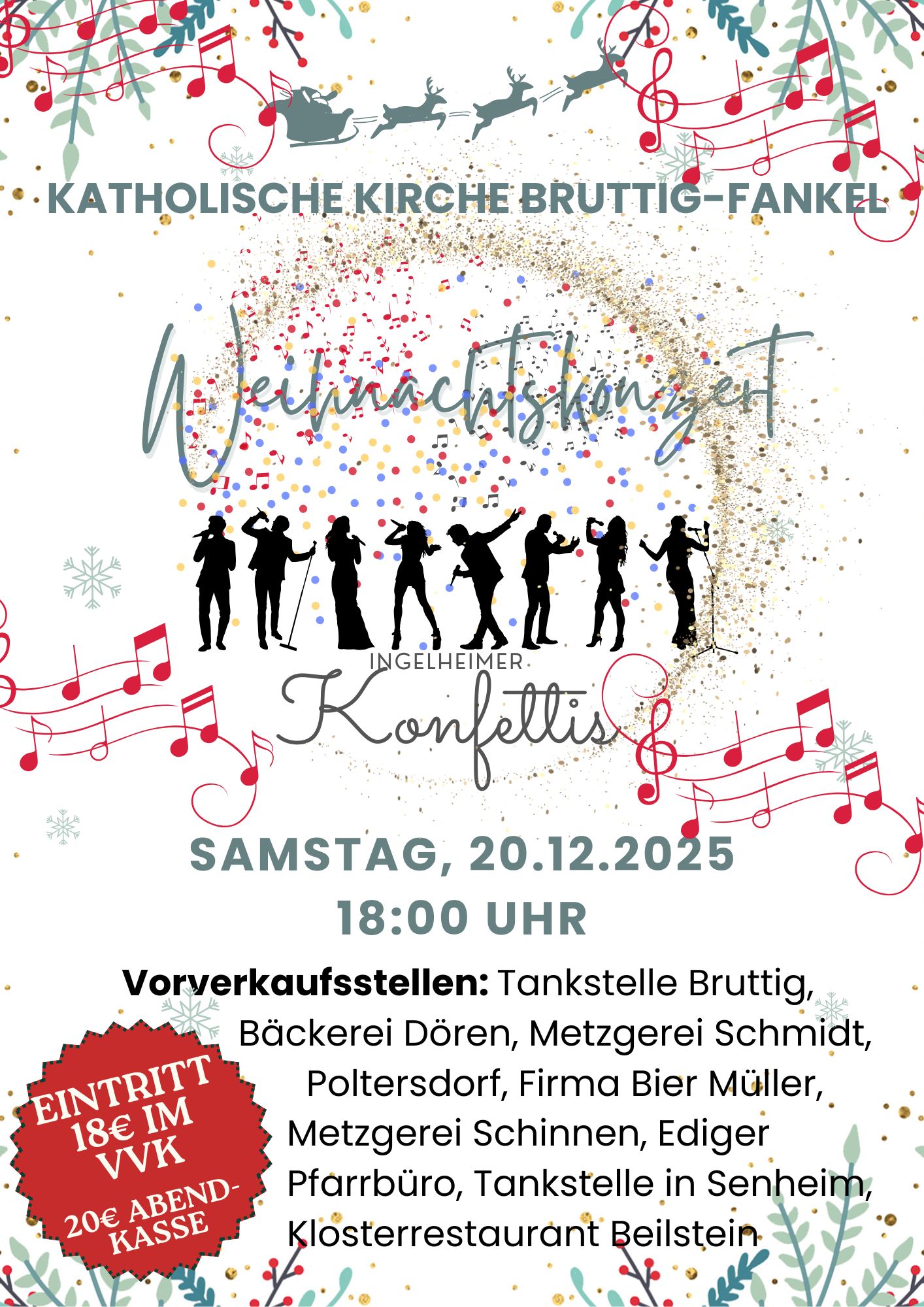 Weihnachts-konzert Ingelheimer Konfettis